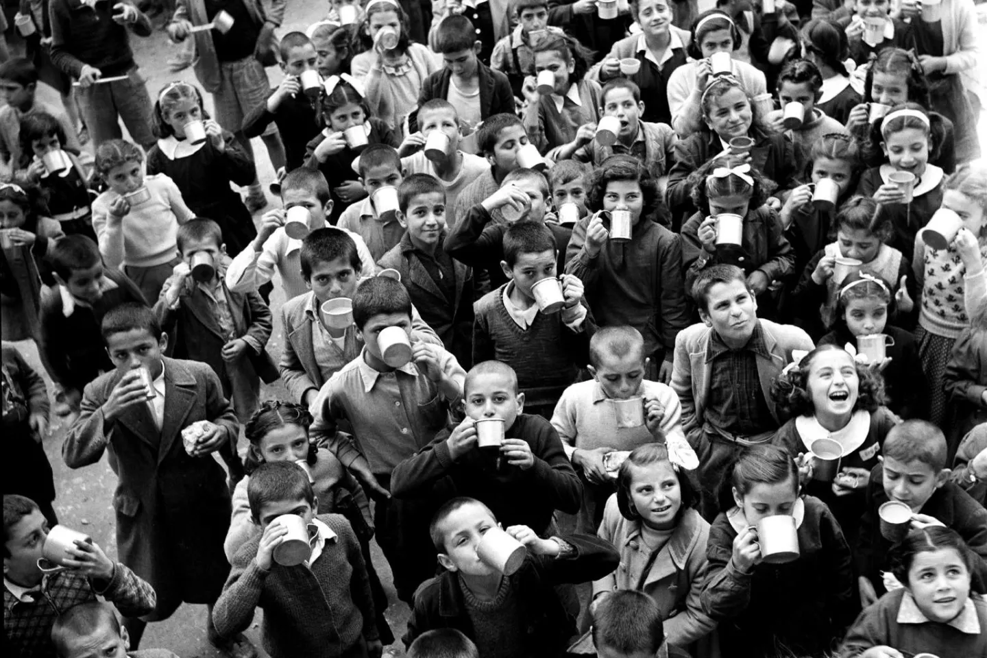 Children drinking