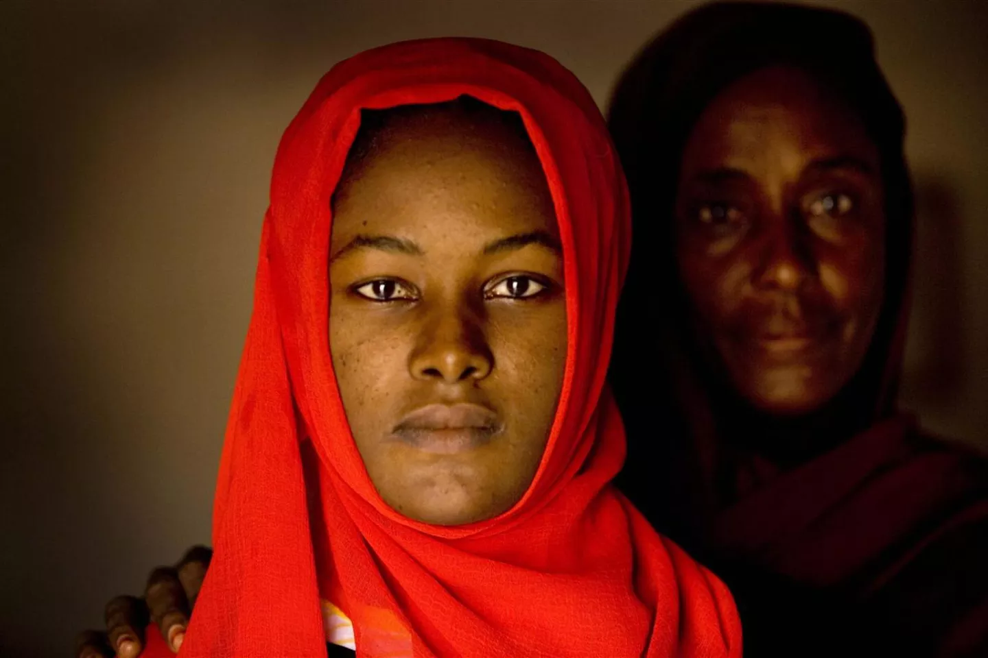 A photo of 2 women.