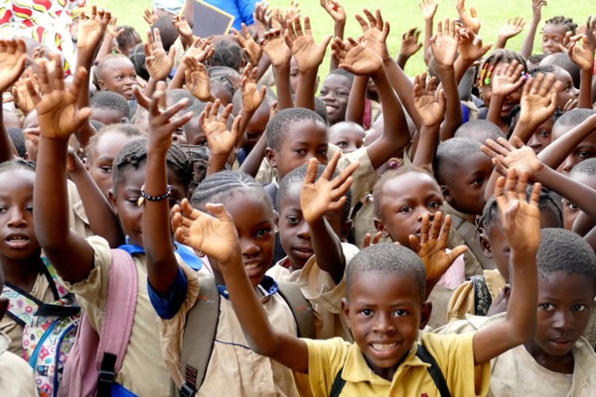 Children having fun in the school playground