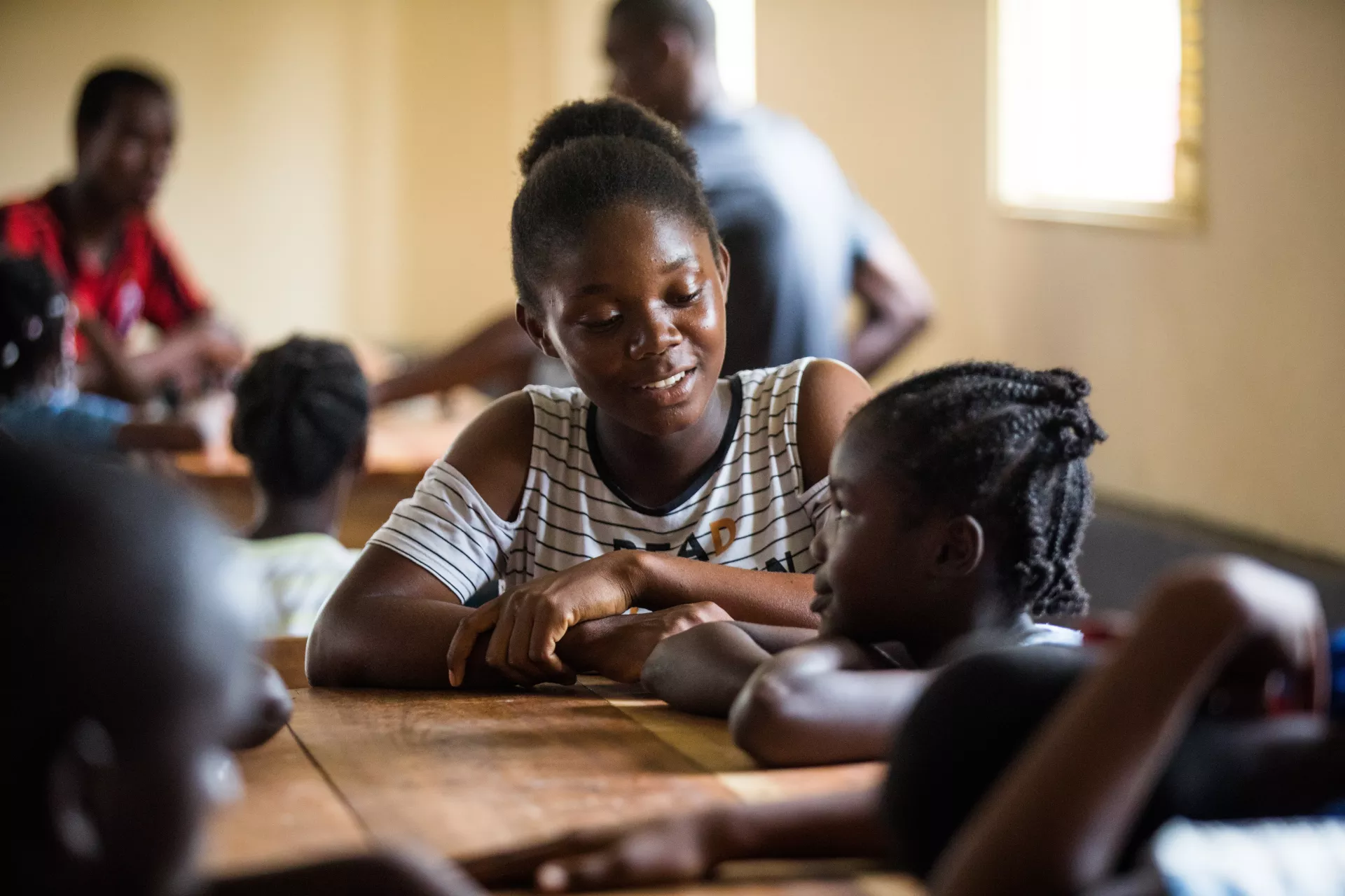 A class of school in Sao Tom&eacute; e Principe