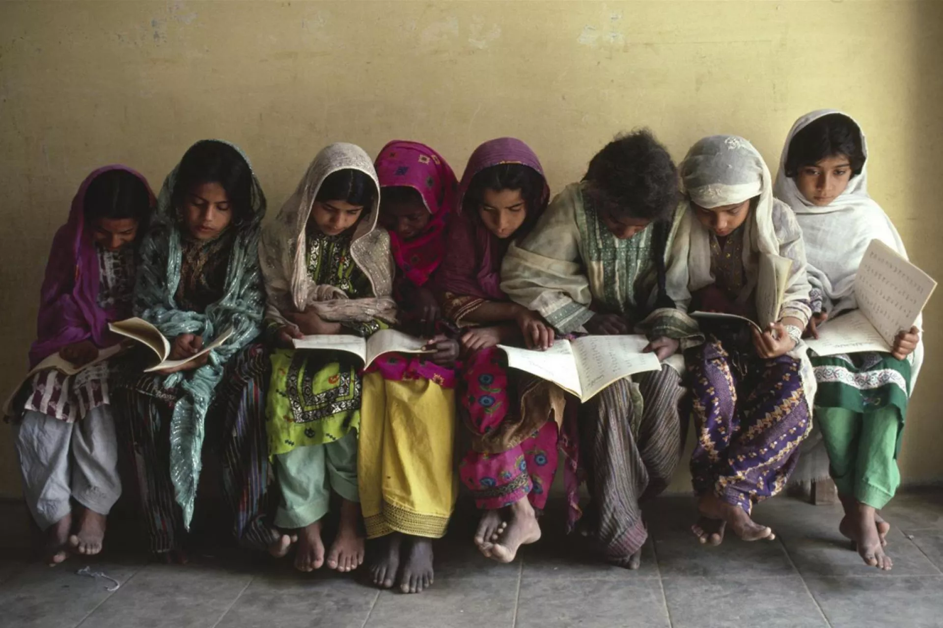 Children reading