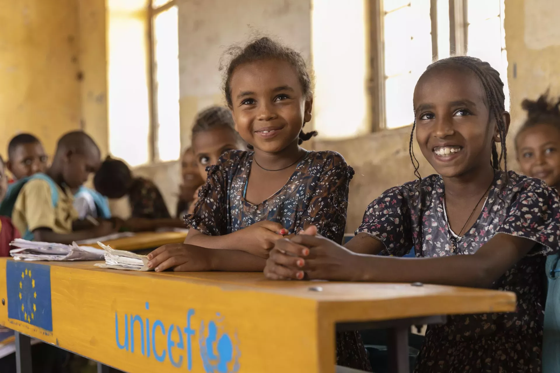 UNICEF with support from the European Union is rehabilitating schools and getting children in Tigray back to the classroom.