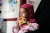 Yemen. A children eats from a ready-to-use therapeutic food sachet.