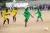 Girls playing football