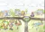 Gaza Strip. A child's drawing of how they would like Gaza to look in the future.