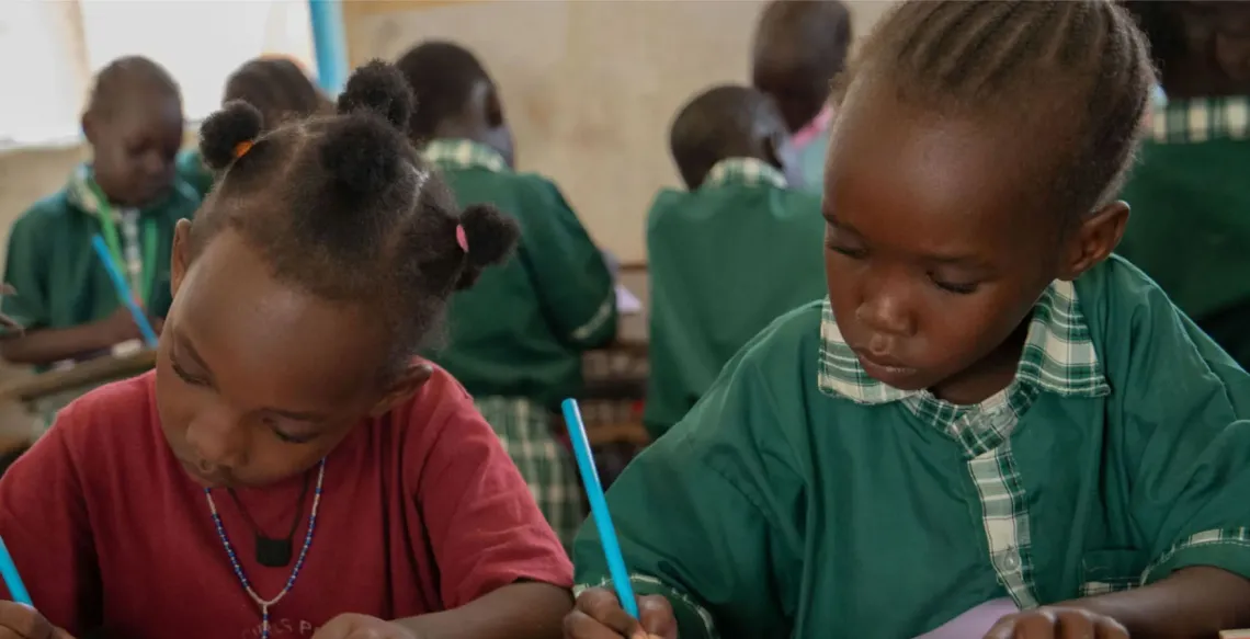 Students in a classroom