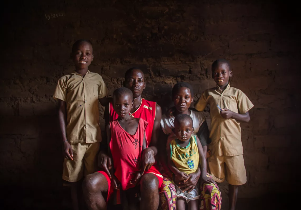 Aimable and his family