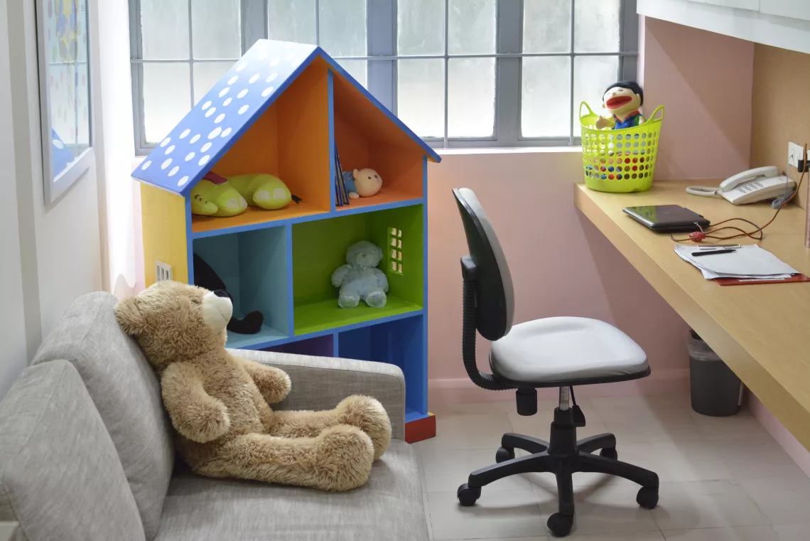 Toys in an office, Philippines