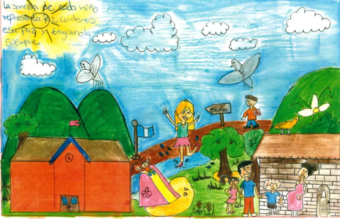 Drawing for Pope, Guatemala