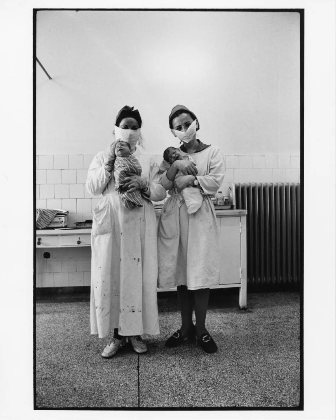 Twins are delivered in Ankara, Turkey.