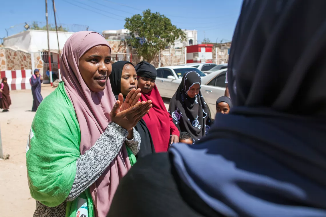 Warda Hassan Mahmud in Somalia speaks to survivors of FGM.
