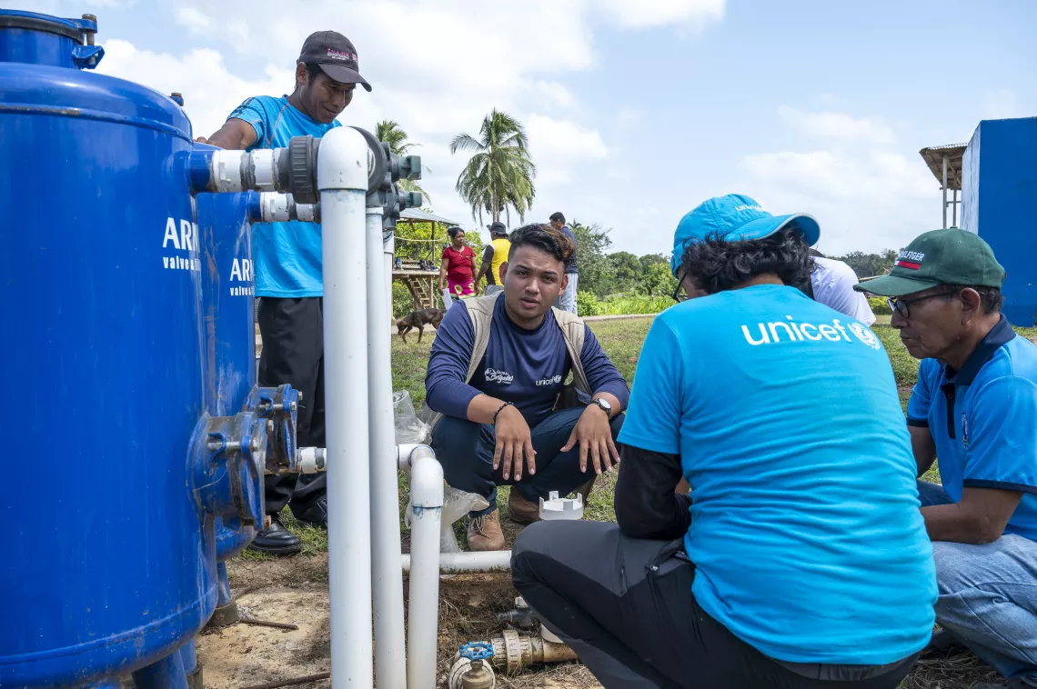 Inspection and supervision of a new water system