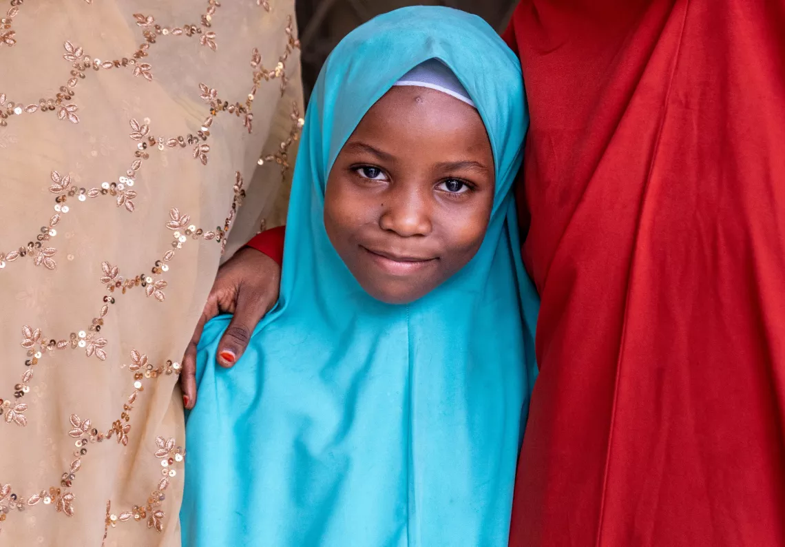 Nine-year-old Mariyatu is seen at the home of her grandmother in Katsina, Nigeria.