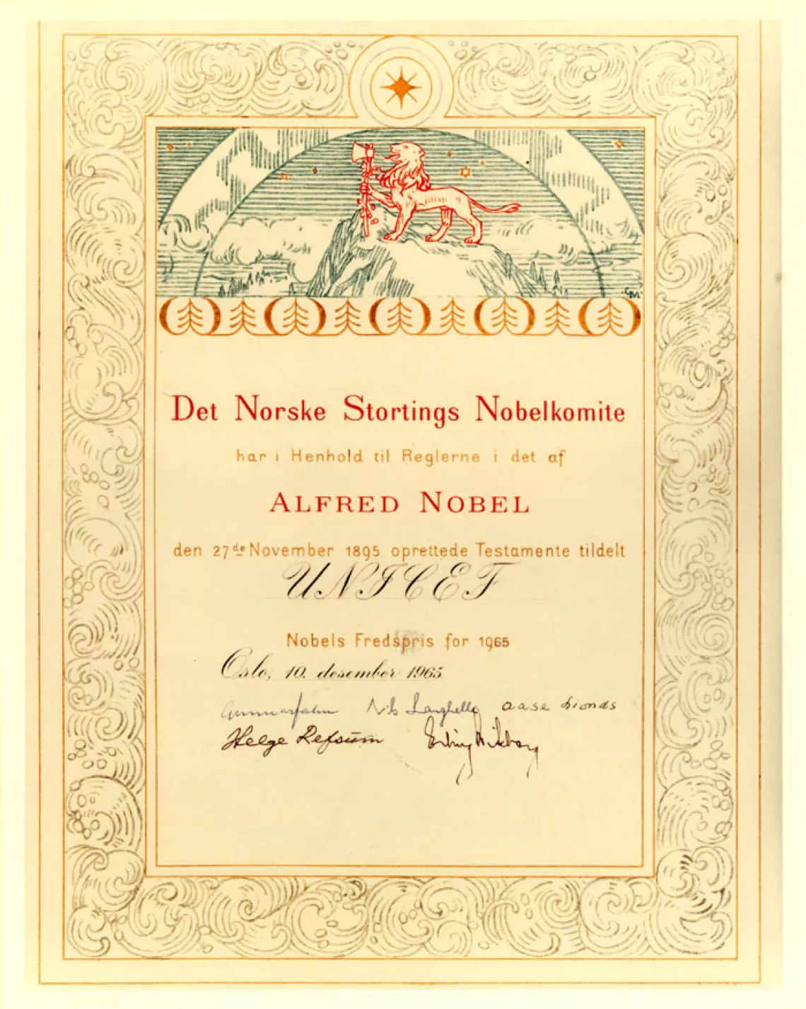 nobel scroll.