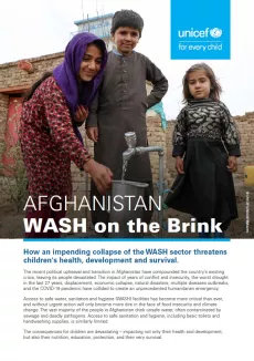 Afghanistan: WASH on the brink