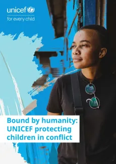 Cover of the report 'Bound by Humanity'