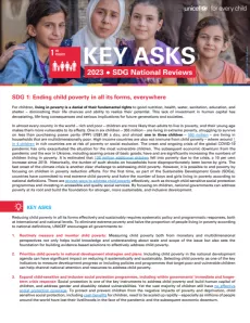 SDG 1 Issue Brief