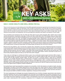 SDG 3 Issue Brief