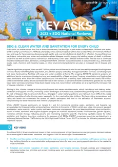 SDG 6 Issue Brief