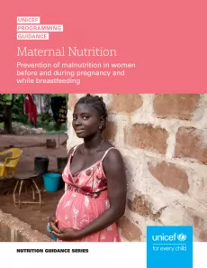 Programming Guidance on Maternal Nutrition