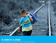 Cover page of A child is a child report