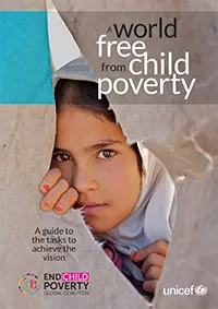 Cover page of A world free from child poverty report