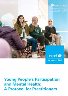 Young girls on weelchair participating in a meeting