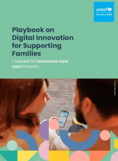 Parents using digital devices