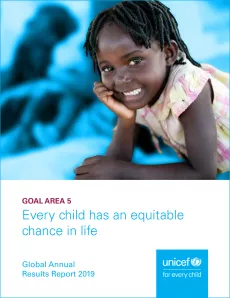 Cover for the Global annual results report 2019 Goal Area 5 report
