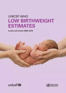 Low birthweight estimates 2019 report cover