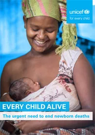 Cover page of Every Child Alive report