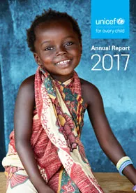 Cover page of UNICEF Annual Report 2017