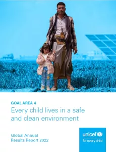 A man poses for a camera with his daughter