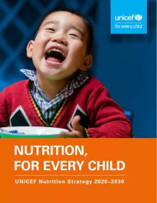 UNICEF Nutrition Strategy 2019-2030 Cover