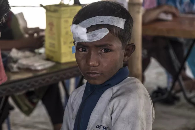 Un r&eacute;fugi&eacute; rohingya au Bangladesh