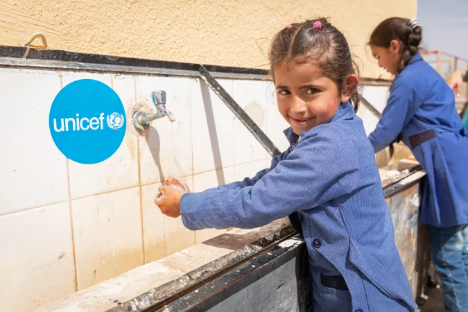 "I wash my hands so germs don't get on them," says Dareen, 6 years.