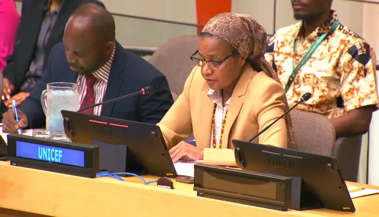 UNICEF Deputy Executive Director Hannan Sulieman's briefs at the United Nations Security Council Arria-Formula Meeting on "Safeguarding Education in Sudan: Investing in Peace, Recovery and Stability