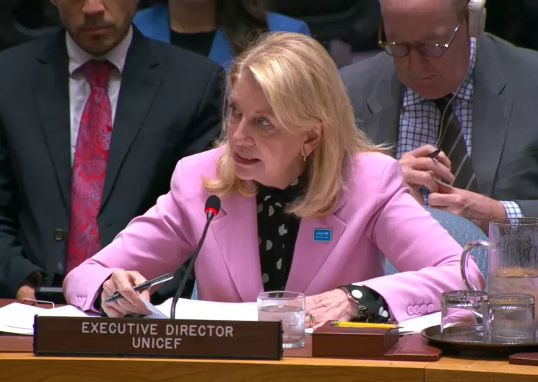 UNICEF Executive Director - Haiti Security Council 2025