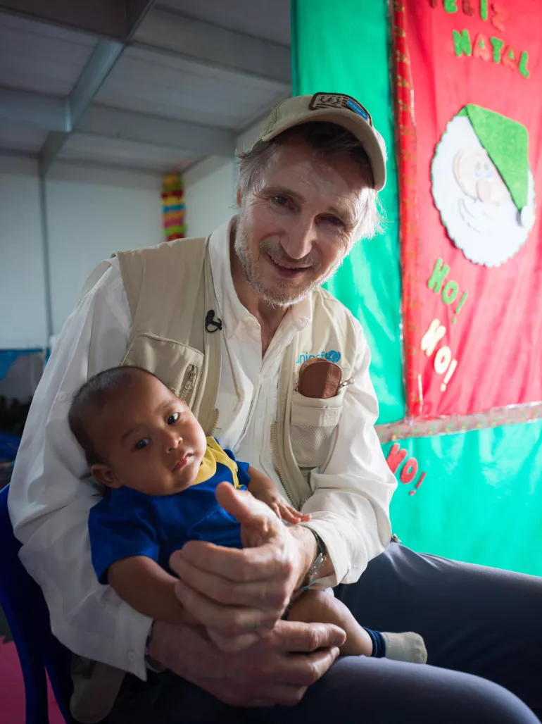 UNICEF Goodwill Ambassador Liam Neeson joins the call to ramp up ...