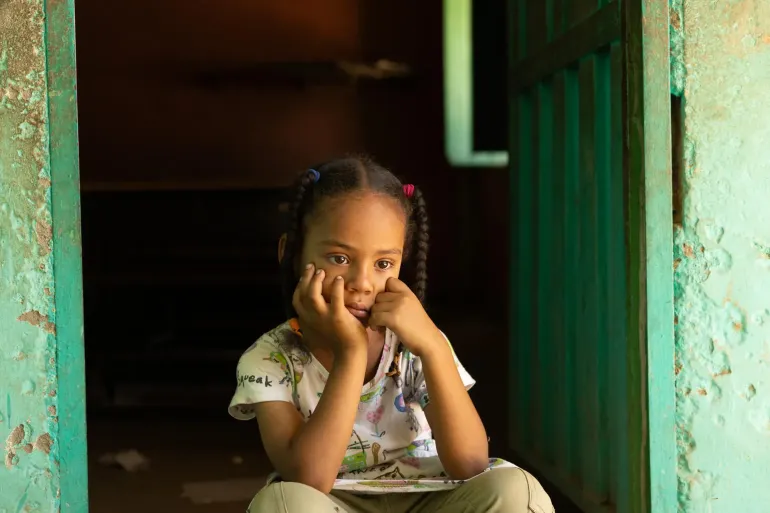 Una ni&ntilde;a en Sud&aacute;n