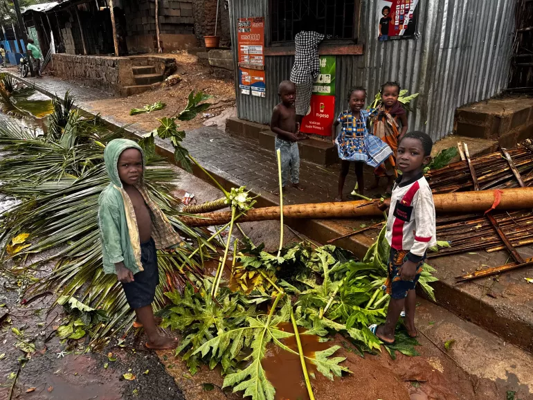Cyclone Chido hits Cabo Delgado, Mozambique