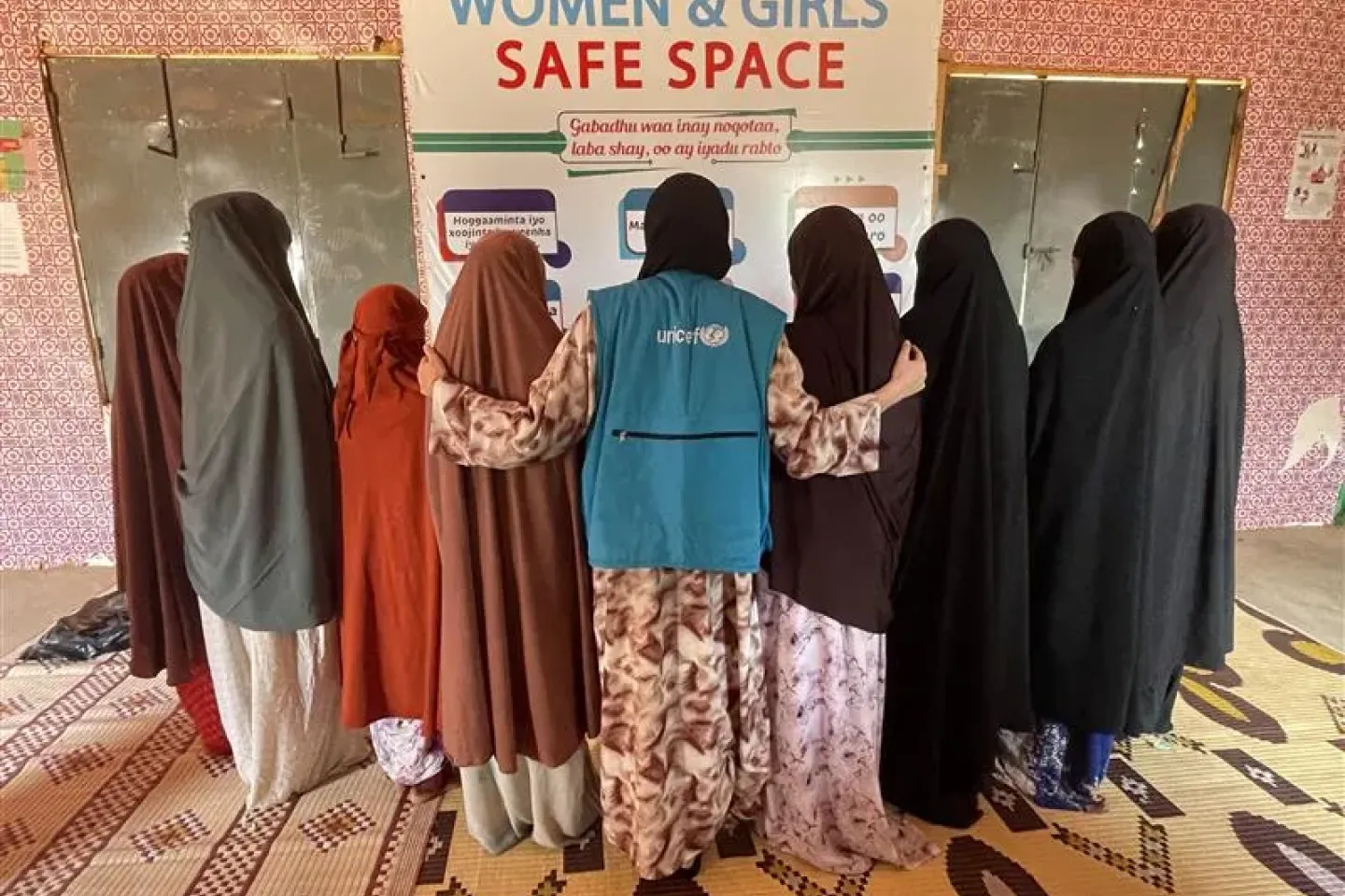 Adolescent girls during a session