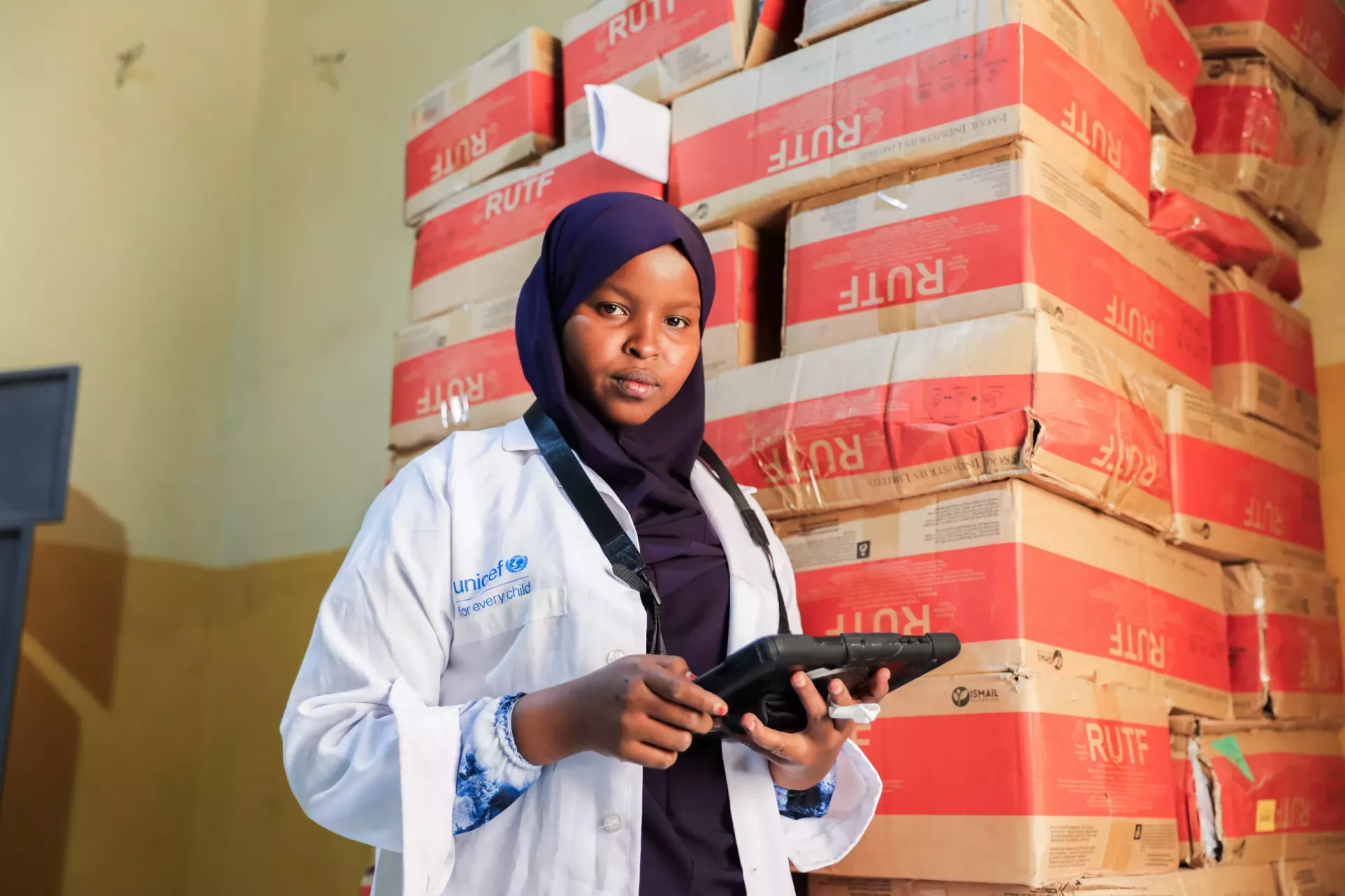 Health care worker Maria at the health centre