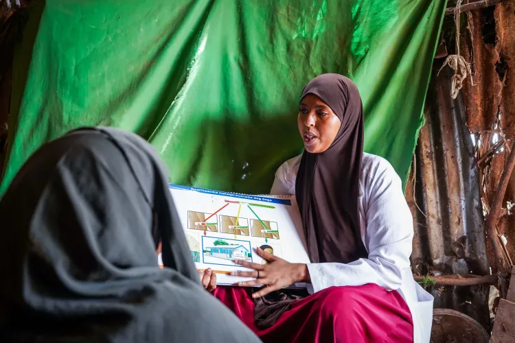 Nafiso during an awareness session.
