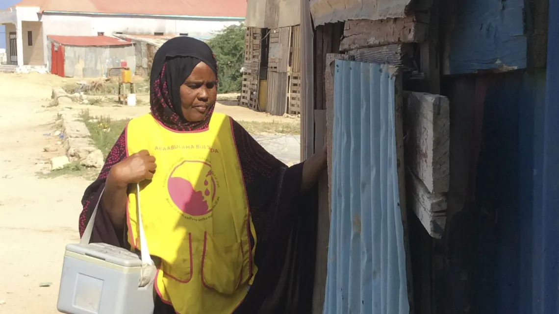 Anab is a Polio Community Mobilizer.