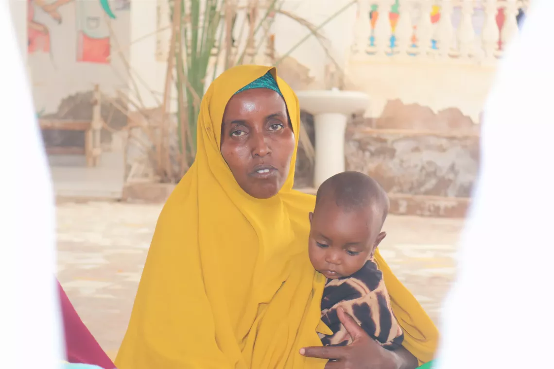 Halima, a member of the group, attending one of the sessions.&nbsp;