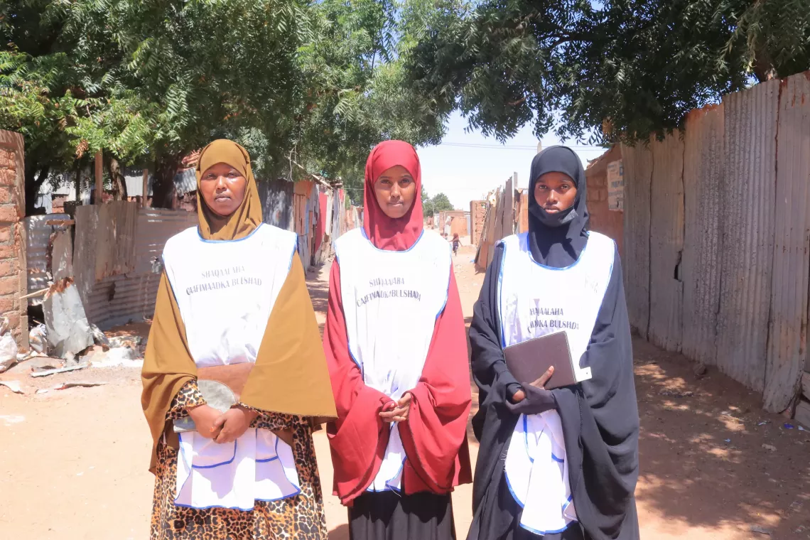 Community health workers work tirelessly to reach out to communities and conduct awareness sessions.