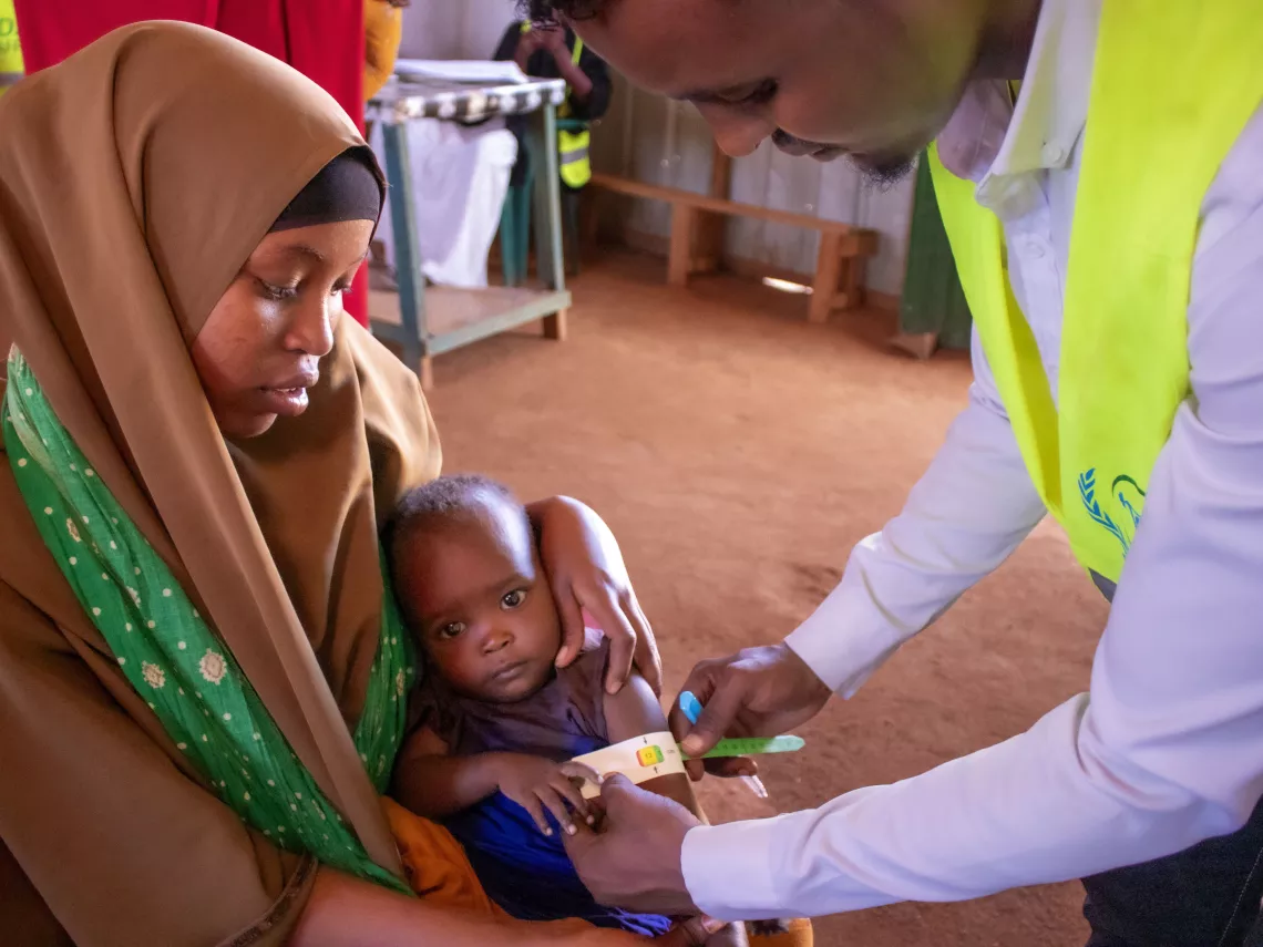 Fahia is recovering well from being severely malnourished. 