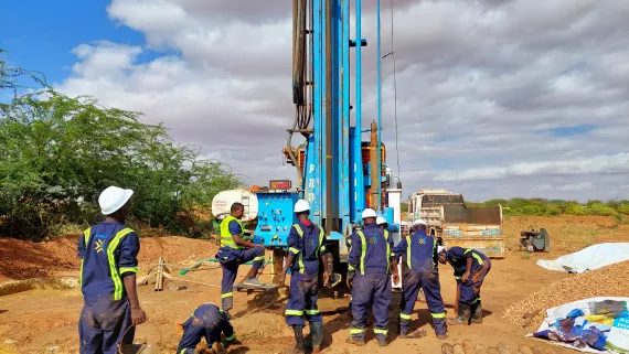 RWASH borehole drilling.