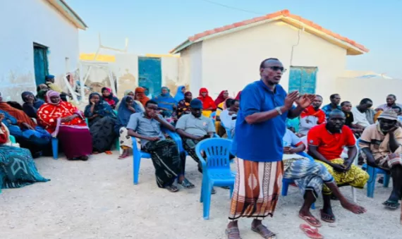 Community consultations in Eyl district to discuss the five-year strategic District Development Framework (DDF) 2023-2027. 